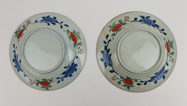 Ensemble De 9 Assiettes Creuses Et Deux Assiettes Plates  Imari