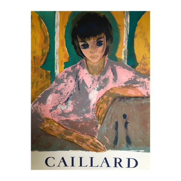 Affiche Caillard Galerie de Paris 1969