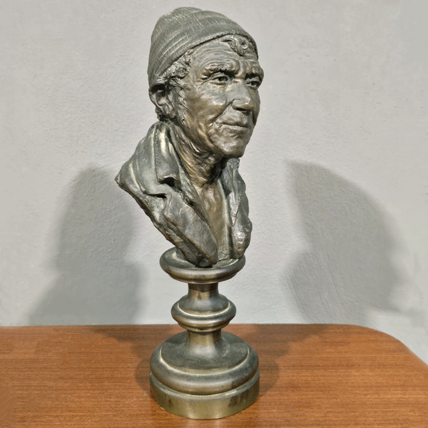 Domenico Marzatico 1839 - 1915 Bronze sculpture