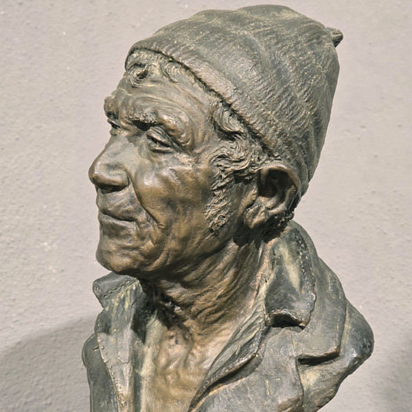 Domenico Marzatico 1839 - 1915 Bronze sculpture