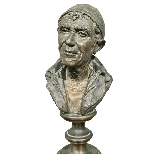 Domenico Marzatico 1839 - 1915 Bronze sculpture