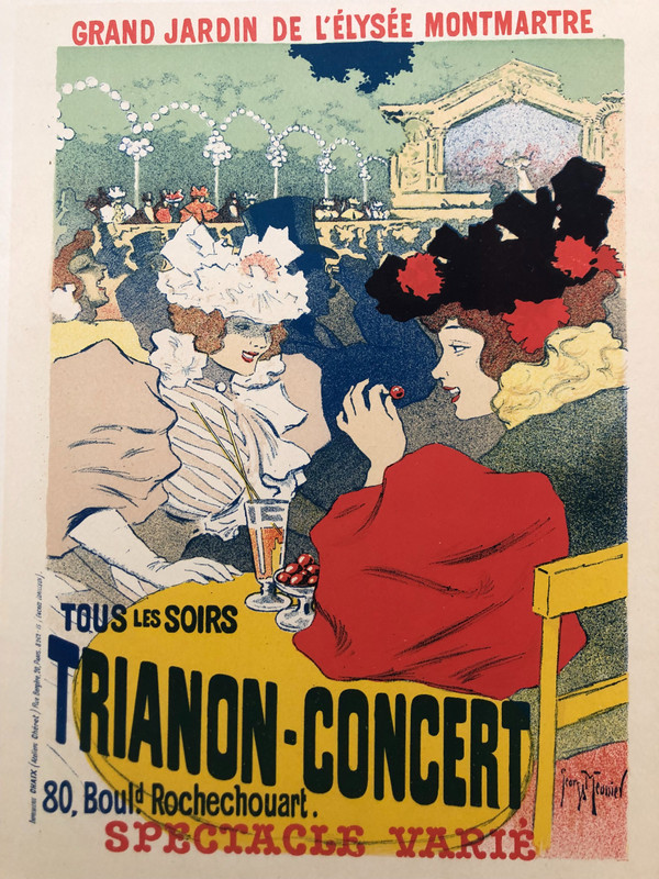 Meister der Plakattafel 62 – Trianon-Konzert – Georges Meunier 1897