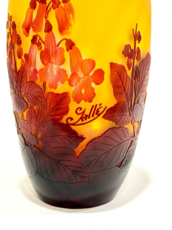 Emile Gallé "Digitales Rouges" vase