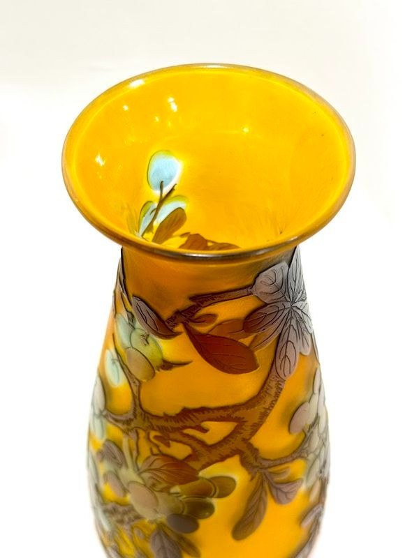 Emile Gallé "Aux Prunus" vase