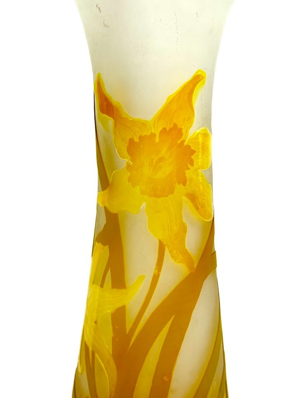 Emile Gallé "Aux Jonquilles" vase