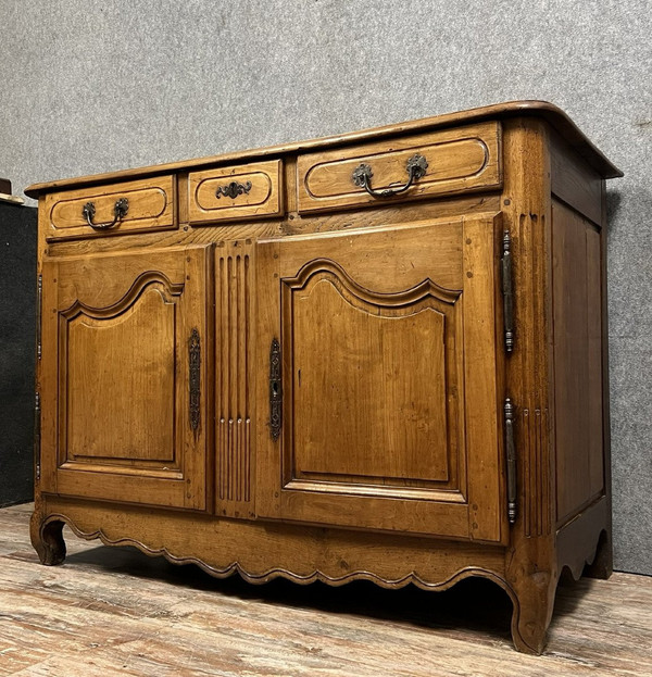 Louis XV period solid walnut buffet / sideboard circa 1750