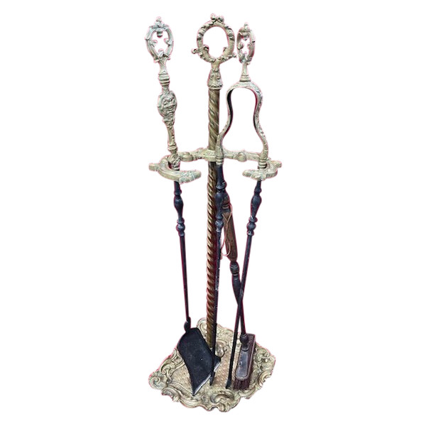 Gilt bronze mantelpiece server 19th century Napoleon III period