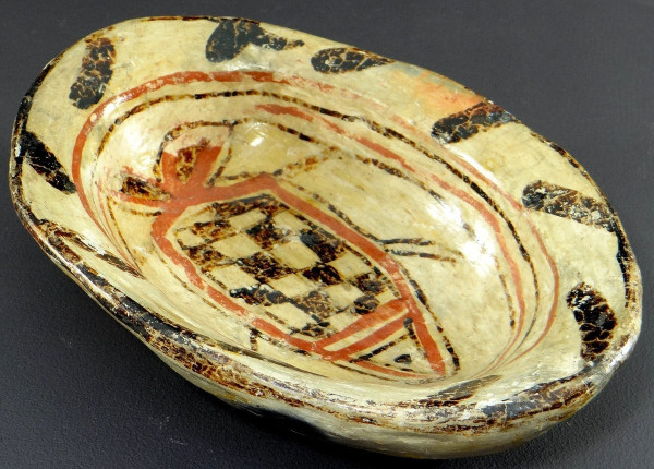 Tunisia, Berber People, Sejnane Village, Early 20th century, Glazed Earthenware Dish.