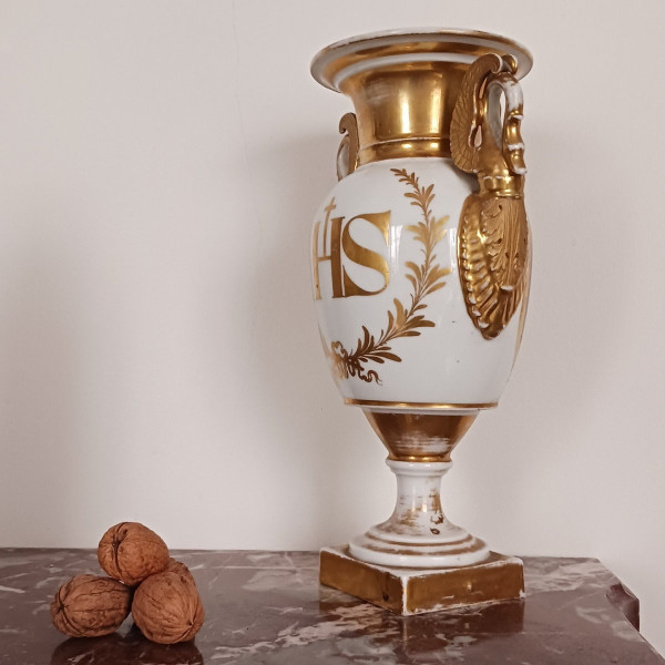 Paris, Restaurationszeit, Louis-Philippe - Porzellanvase - Gesicht Christi, Religosa