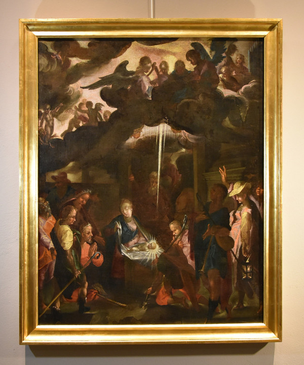 Bartholomäus Spranger (Antwerpen 1546 - Prag 1611), Anbetung Der Hirten