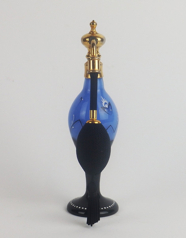 Art Deco glass vaporizer by Marey Beckert Schider