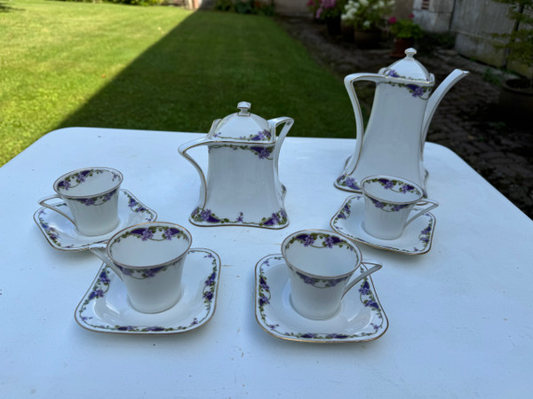 Art Nouveau coffee set