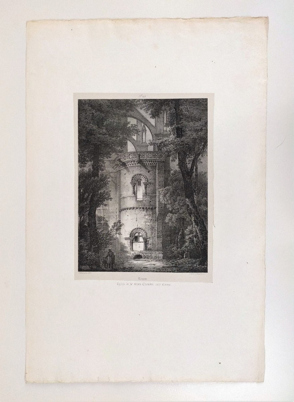 Etching erotic engraving genre scene 18th c Old print 