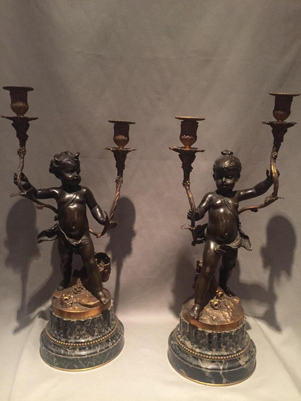 Pair Of Napoleon III Candelabra