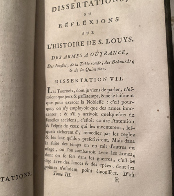 Dal più grande progetto di Memorie pubblicato nel XVIII secolo "La vita di Bertrand Duguesclin" 1785