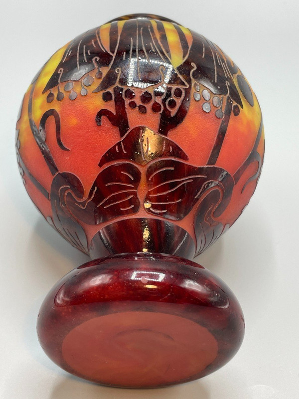 Art Deco Vase French Glass