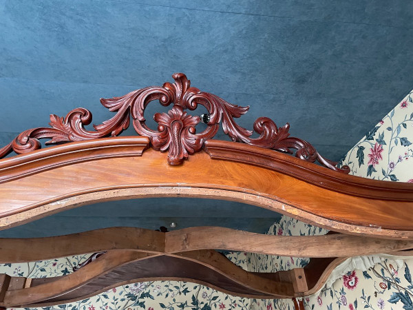 Louis Philippe Period Baldaquin Bed In Mahogany