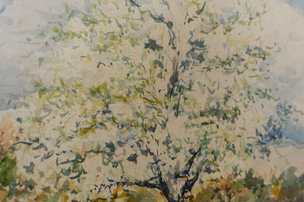 Watercolor by Robert Lange Le Printemps XXe