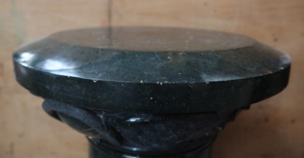 marble saddle column rotating base