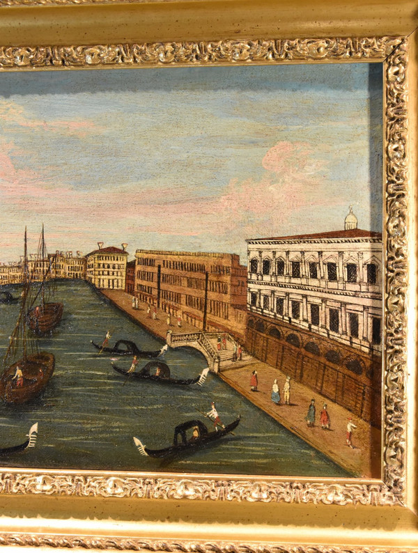 Vedutist Painter Of The 18th Century, View Of Venice With The Grand Canal