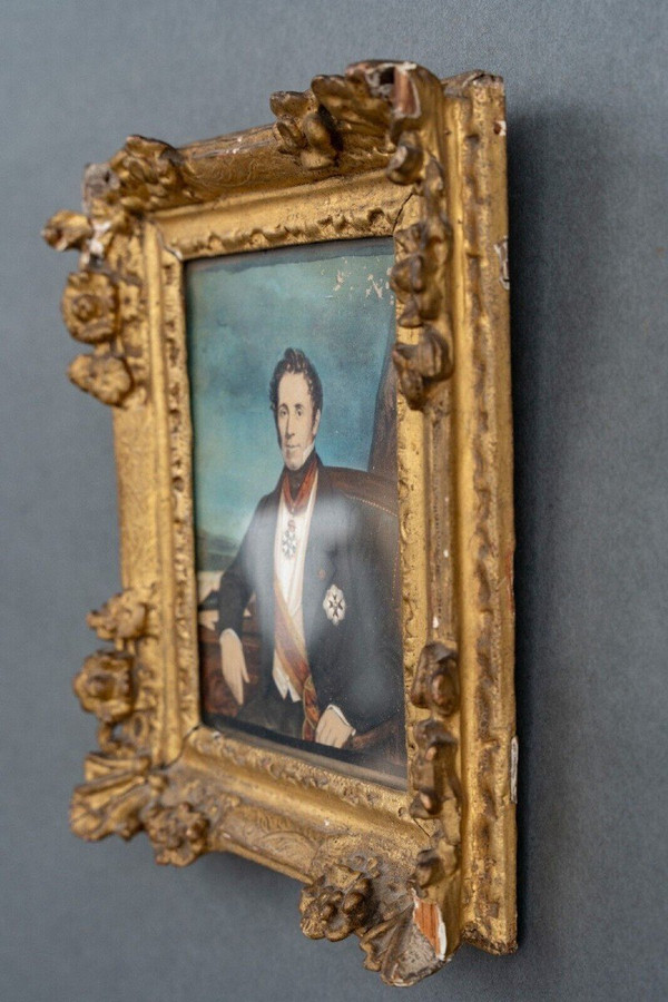 Portrait of a man in costume with Legion of Honor, Restoration period