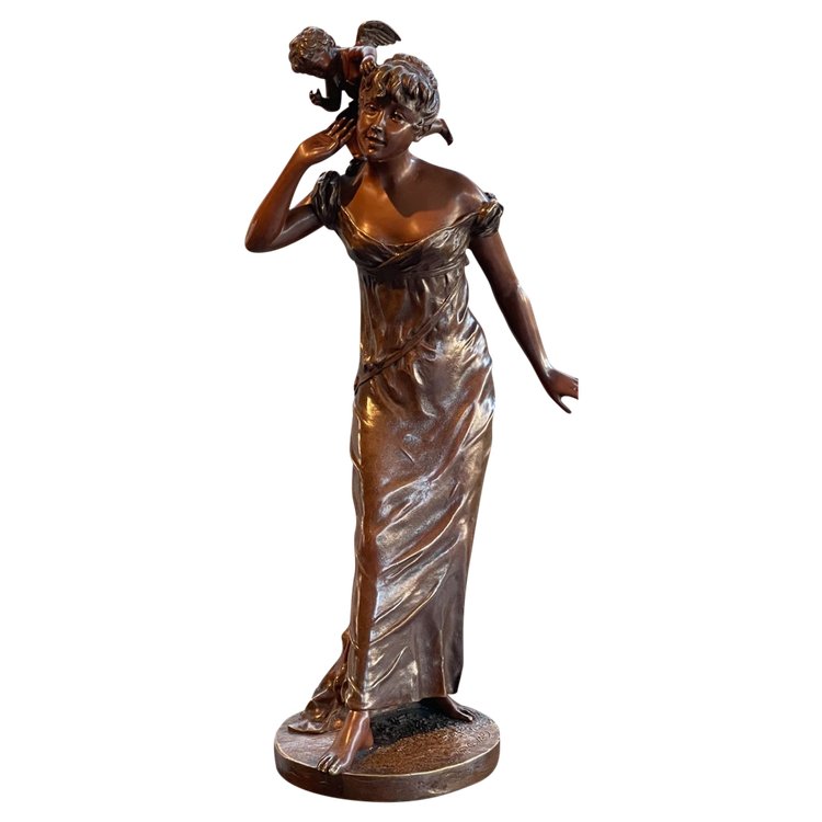 Elegant In Bronze XIX Siecle Er. Bisson