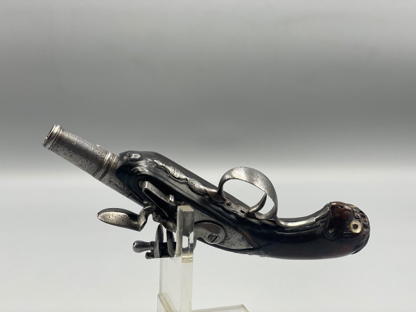 Pistolet De Voyage D’époque Louis XV