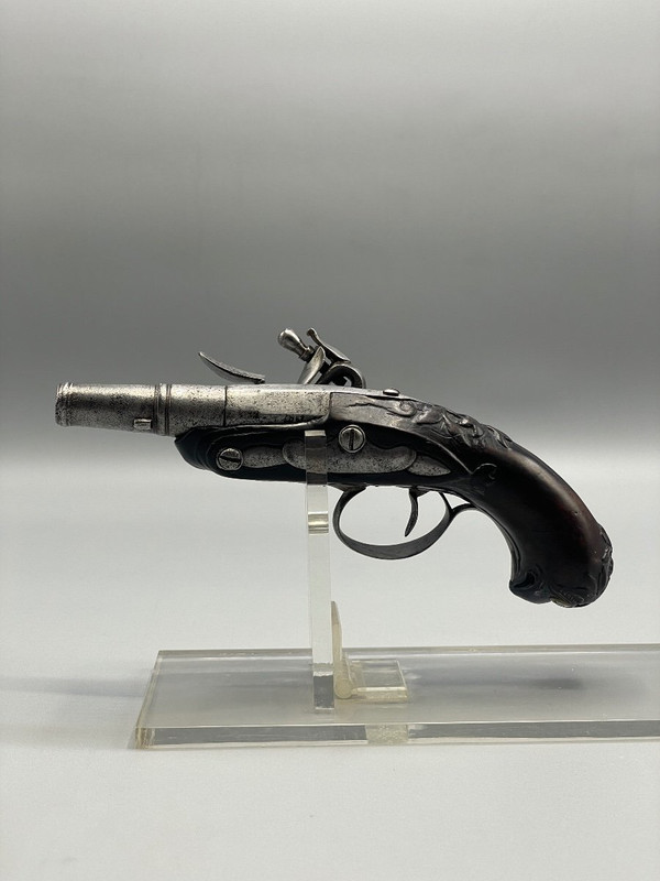 Pistolet De Voyage D’époque Louis XV