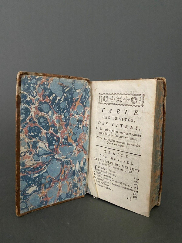 4 volumes Exposition Anatomique de la Structure du Corps Humain 1775