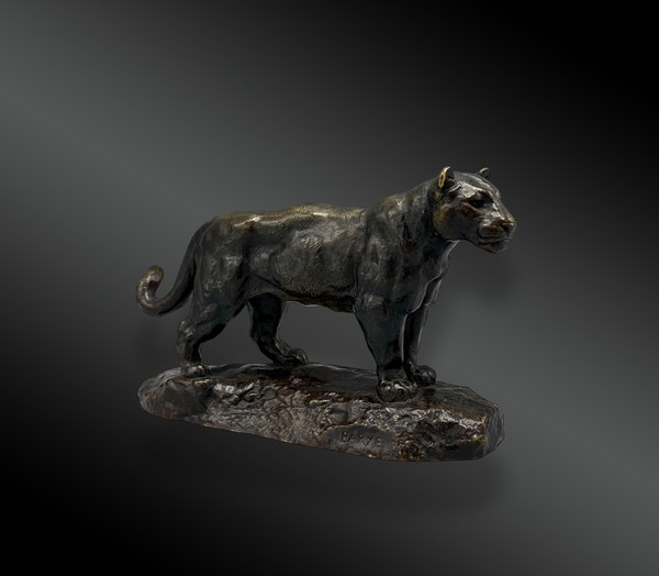 STEHENDER JAGUAR, NACH EINEM MODELL VON ANTOINE-LOUIS BARYE (FRANZÖSISCH, 1796-1875) Frankreich, um 1880