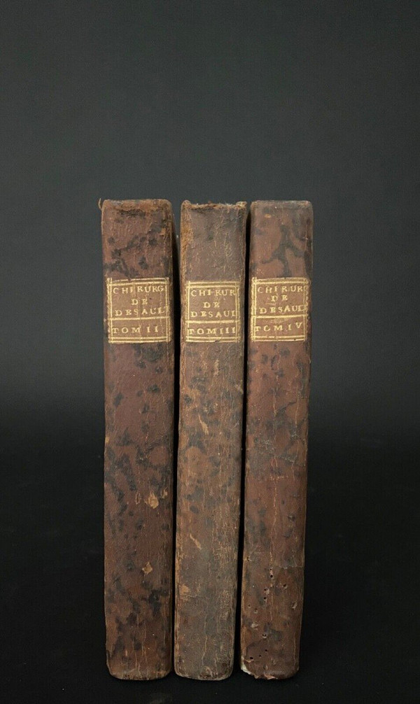 11 volumes medical books osteology surgery chemistry nosographies 1790