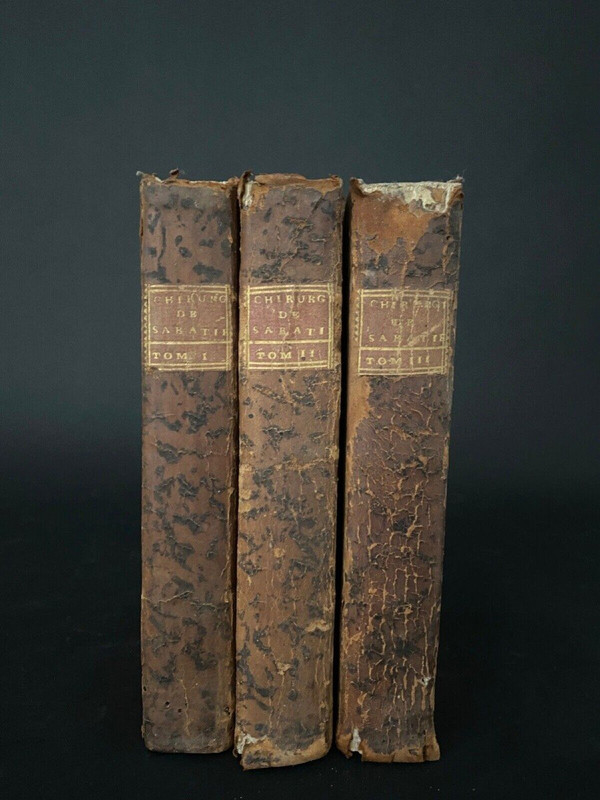 11 volumes medical books osteology surgery chemistry nosographies 1790