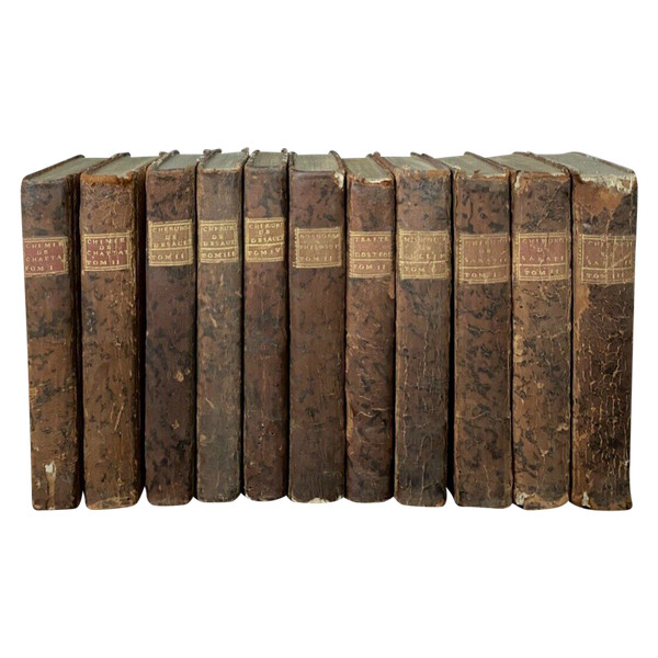 11 volumes medical books osteology surgery chemistry nosographies 1790