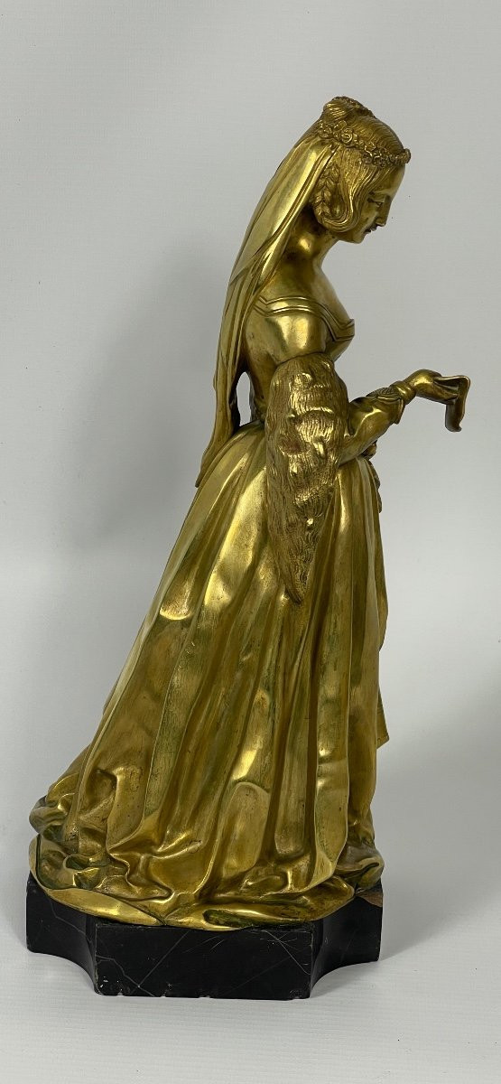  Elégante De La Renaissance Sculpture En Bronze XIX Siècle