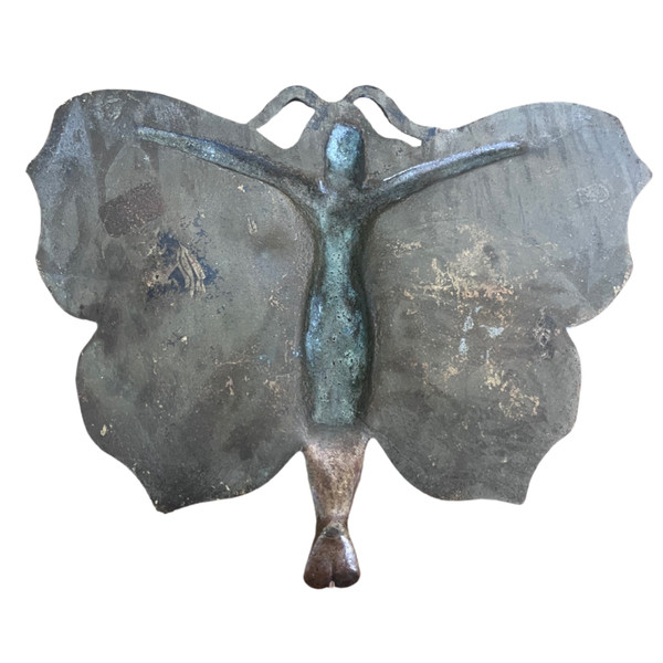 Bronze Pocket Tray - Woman with Wings - 1900