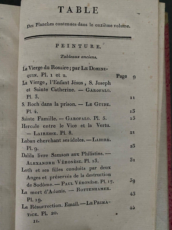 Annals of the Museum and the Modern School of Fine Arts 11 volumes 1806