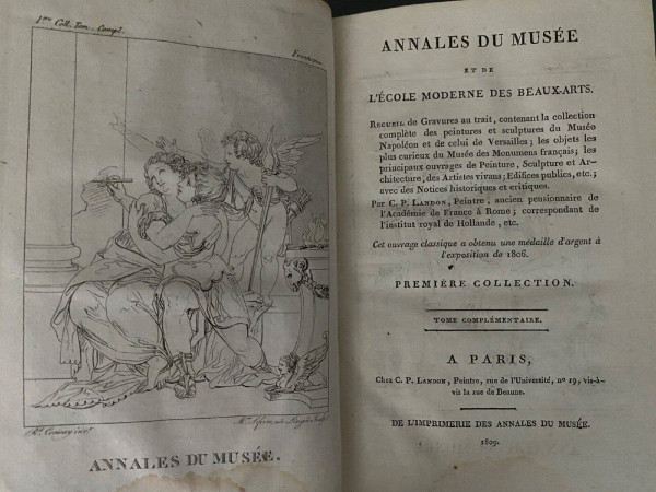 Annals of the Museum and the Modern School of Fine Arts 11 volumes 1806