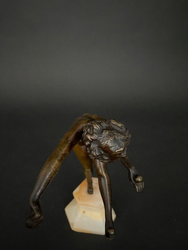 Danseuse en bronze par Claire Jeanne Roberte Colinet Art déco jongleuse