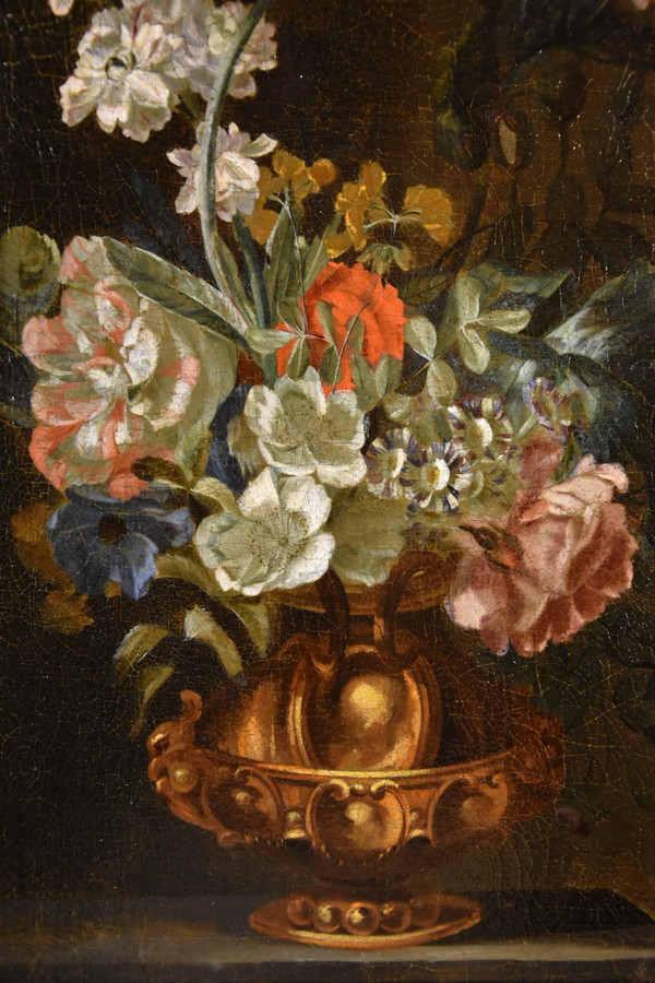 Jacob Van Huysum (amsterdam, 1687 - London, 1746), Still Life With Flowers