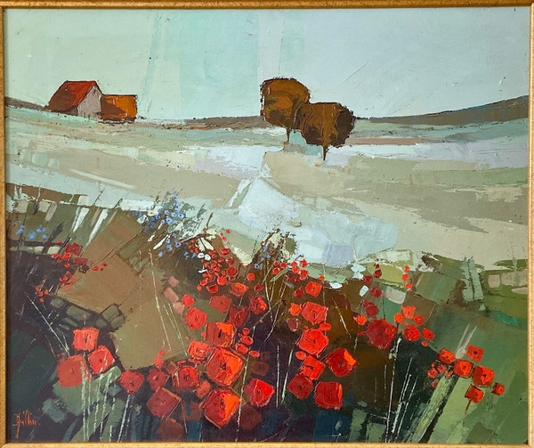 Roger Keiflin (né En 1949), Tableau "Maison Aux Coquelicots"