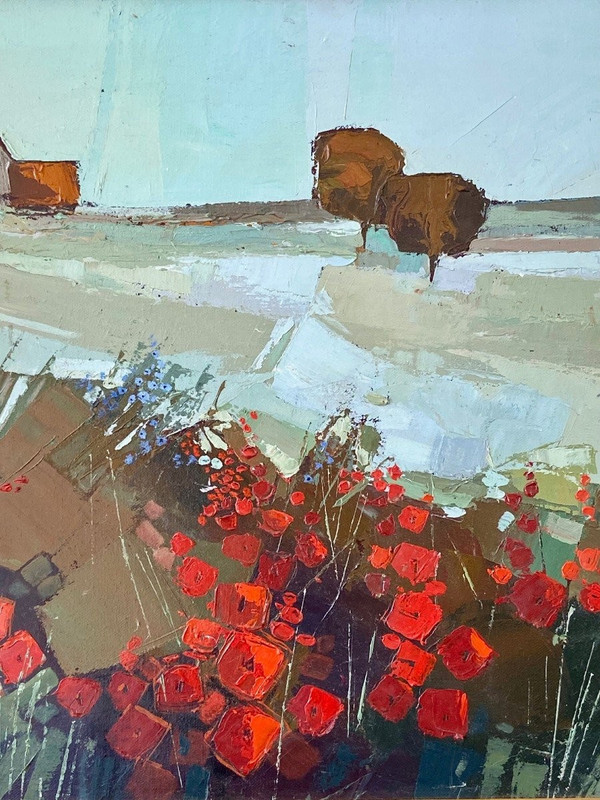 Roger Keiflin (né En 1949), Tableau "Maison Aux Coquelicots"