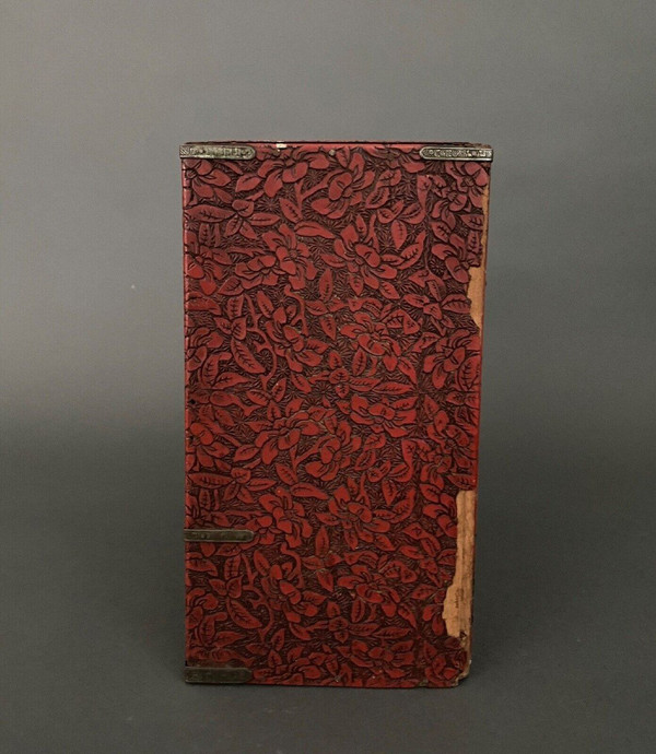 Asian lacquer cabinet 7 drawers 20th century