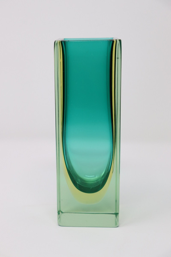 Petit Vase en Verre attribué à Flavio Poli pour Seguso, 1970s