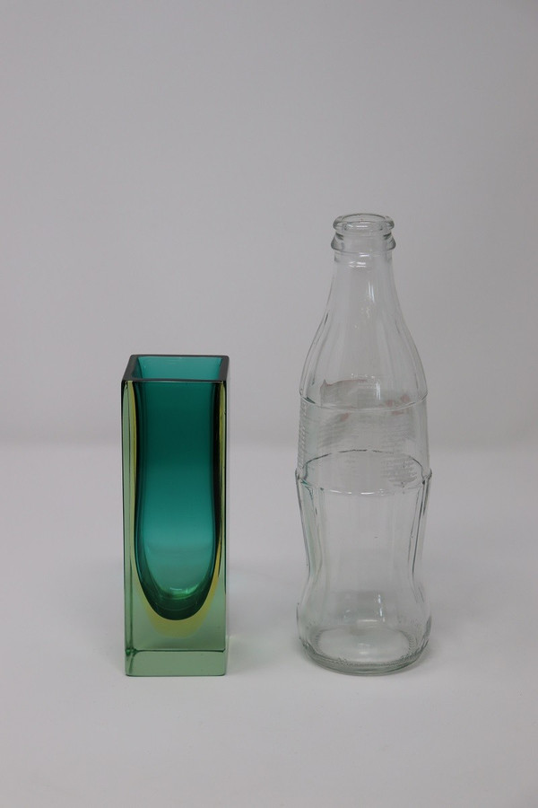 Petit Vase en Verre attribué à Flavio Poli pour Seguso, 1970s