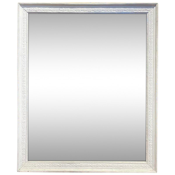 Louis XVI style white mirror