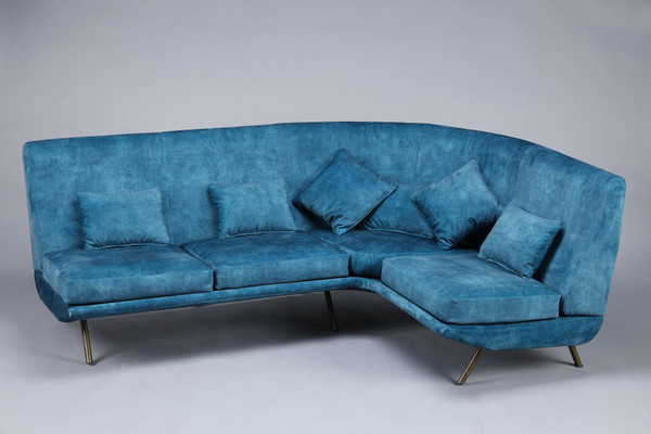 Corner sofa by Marco Zanuso (1916-2001), published by Arflex