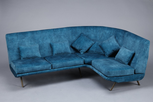 Corner sofa by Marco Zanuso (1916-2001), published by Arflex