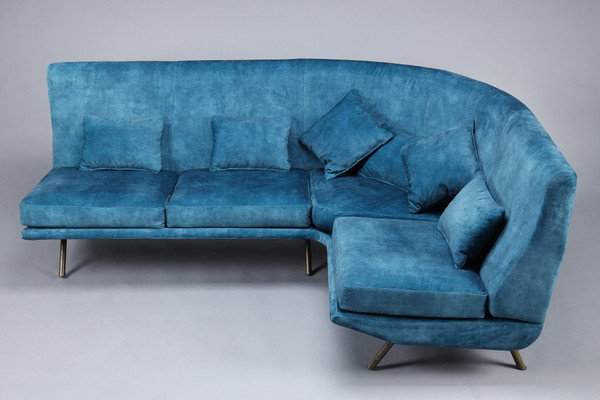 Corner sofa by Marco Zanuso (1916-2001), published by Arflex