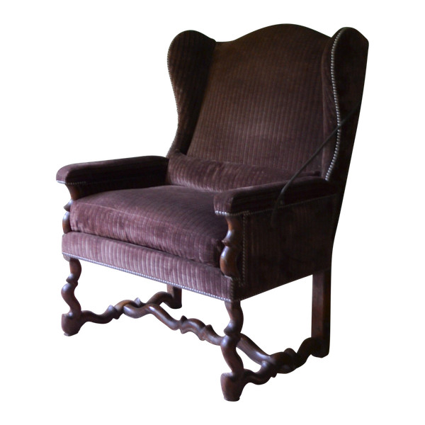 Large fauteuil Louis XIII 