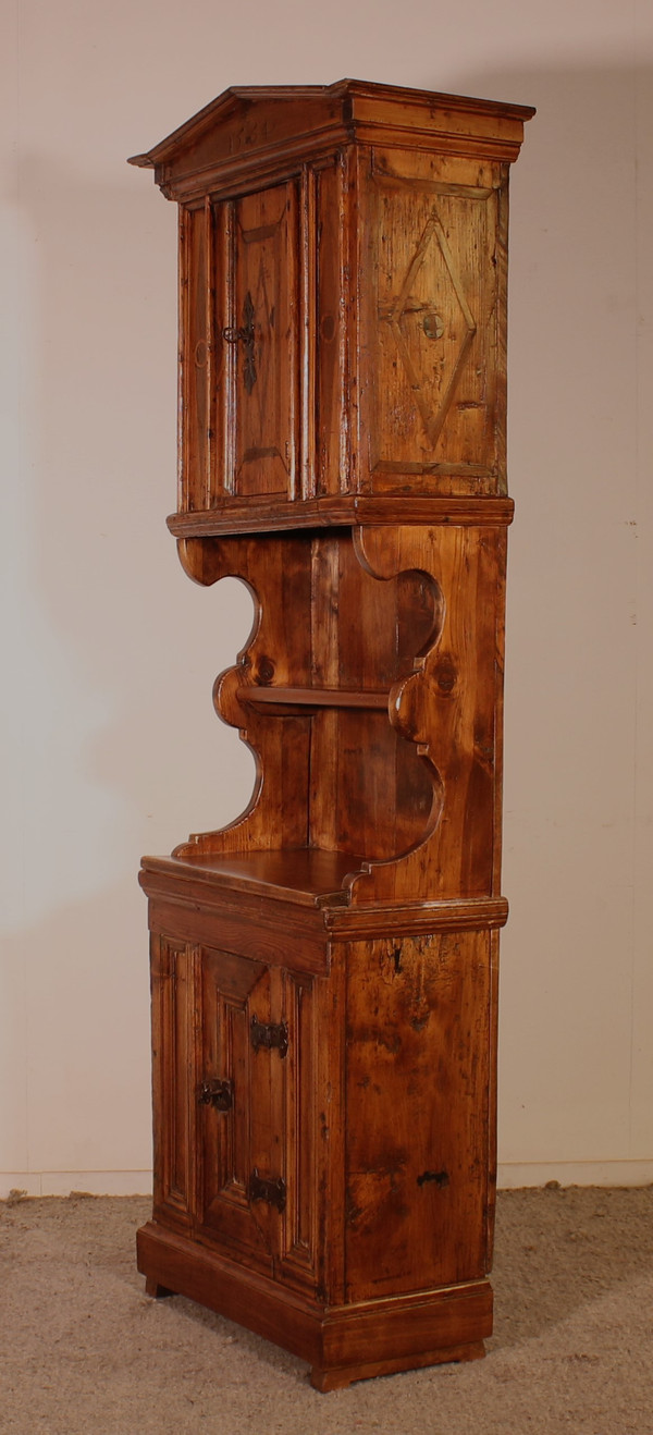 Small Swiss Dresser Cabinet Dated 1564